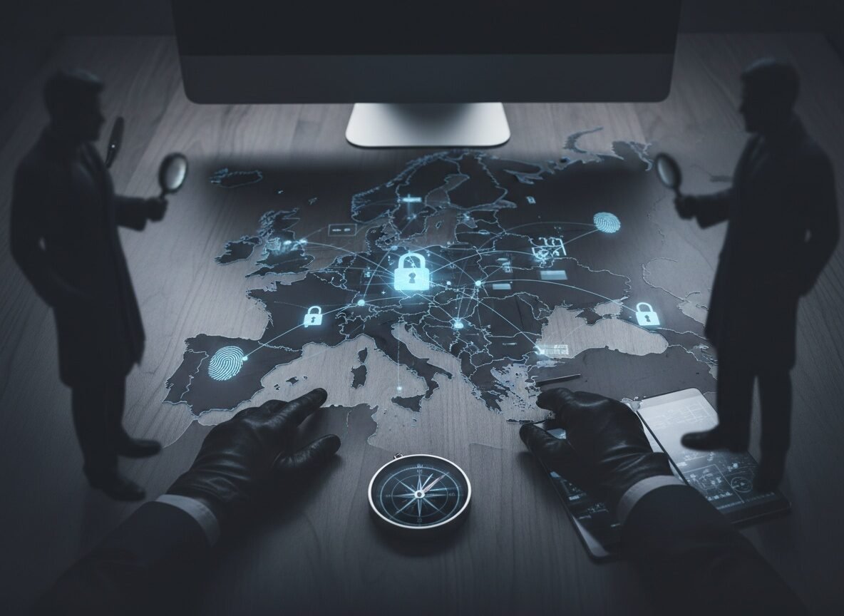 rete di detective europa illustration 1